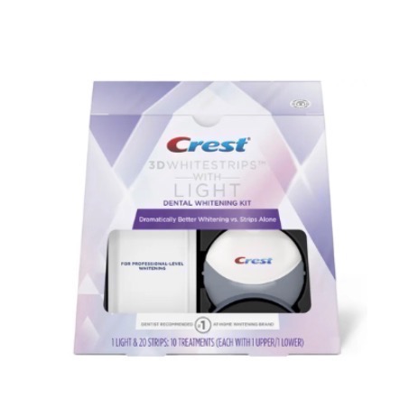 🈶️優惠新包裝💓美國🇺🇸原裝 Crest 3D whitestrips藍光冷光美白儀+牙貼組-規格圖8