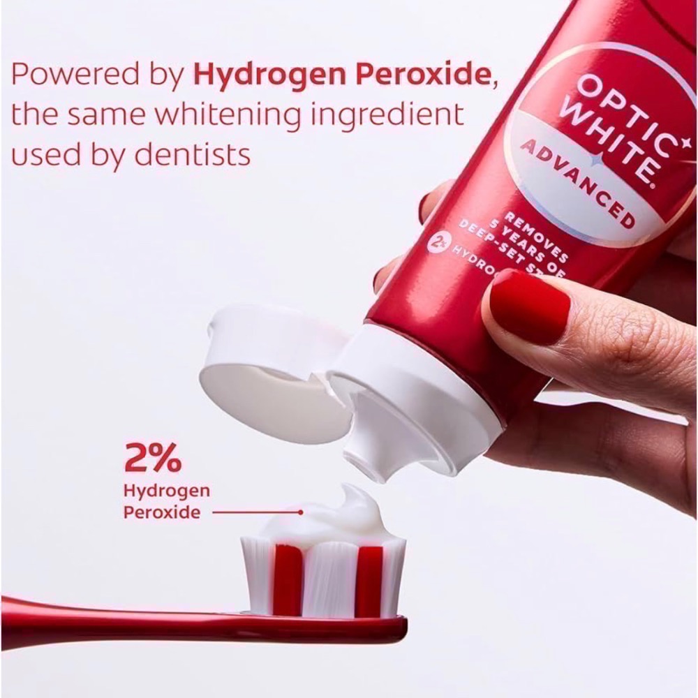 DrGrace推薦💓美版🇺🇸Colgate高露潔OpticWhite Pro 5%極致高效白/光感進階閃耀白牙膏-規格圖7