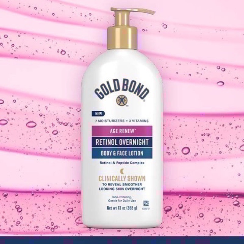 Dr. Grace推薦🫰美國🇺🇸GoldBond A醇+胜肽age renew臉身體兩用夜間抗老更新乳-細節圖2