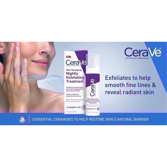 ㊣品💓ceraVe適樂膚5%溫和果酸AHA夜間更新修護精華50ml美版/加拿大版-細節圖4