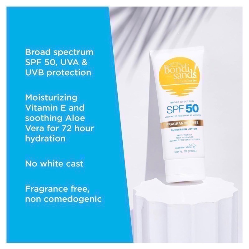 ￼💓DrGrace身體防曬推薦🫶Bondi Sands無香透明防水保濕好推勻防曬乳SPF50-細節圖5