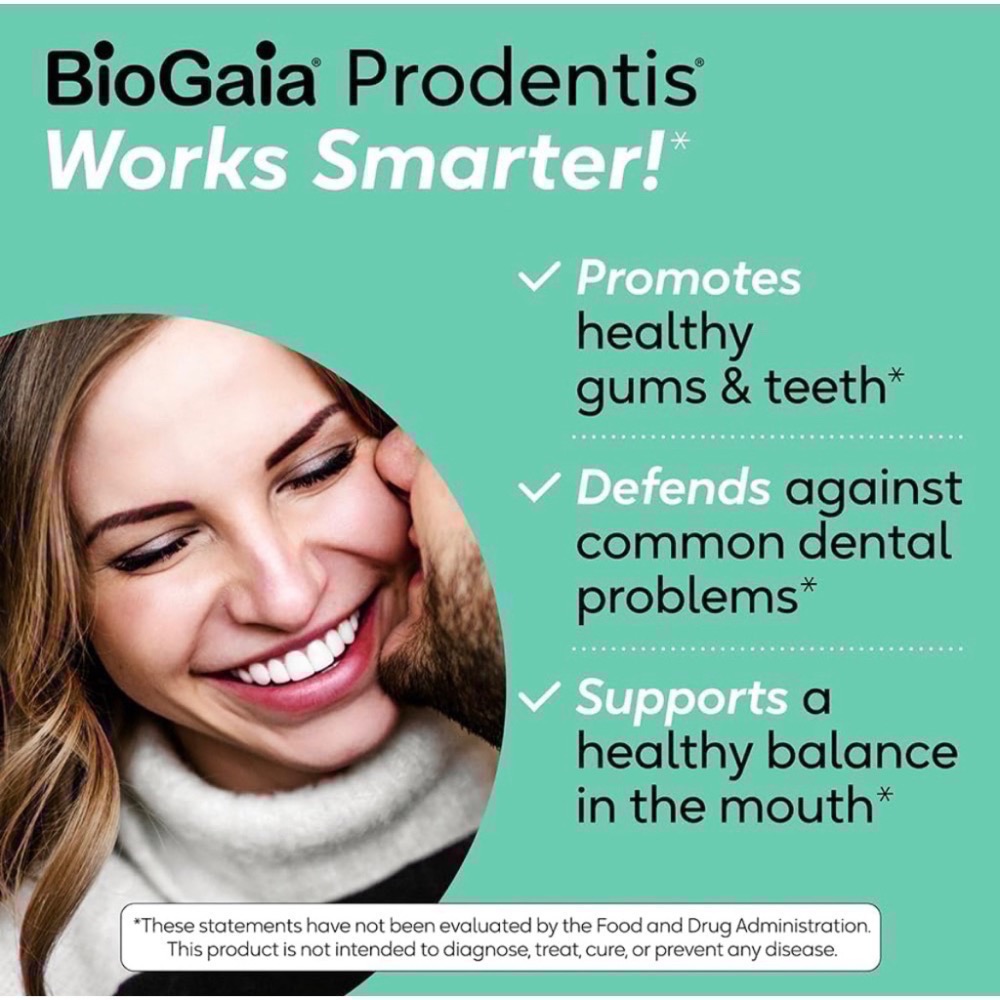 💓DrGrace推薦🫶瑞典BioGaia Prodentis口腔Probiotic健康牙齦固齒薄荷味嚼錠-細節圖4