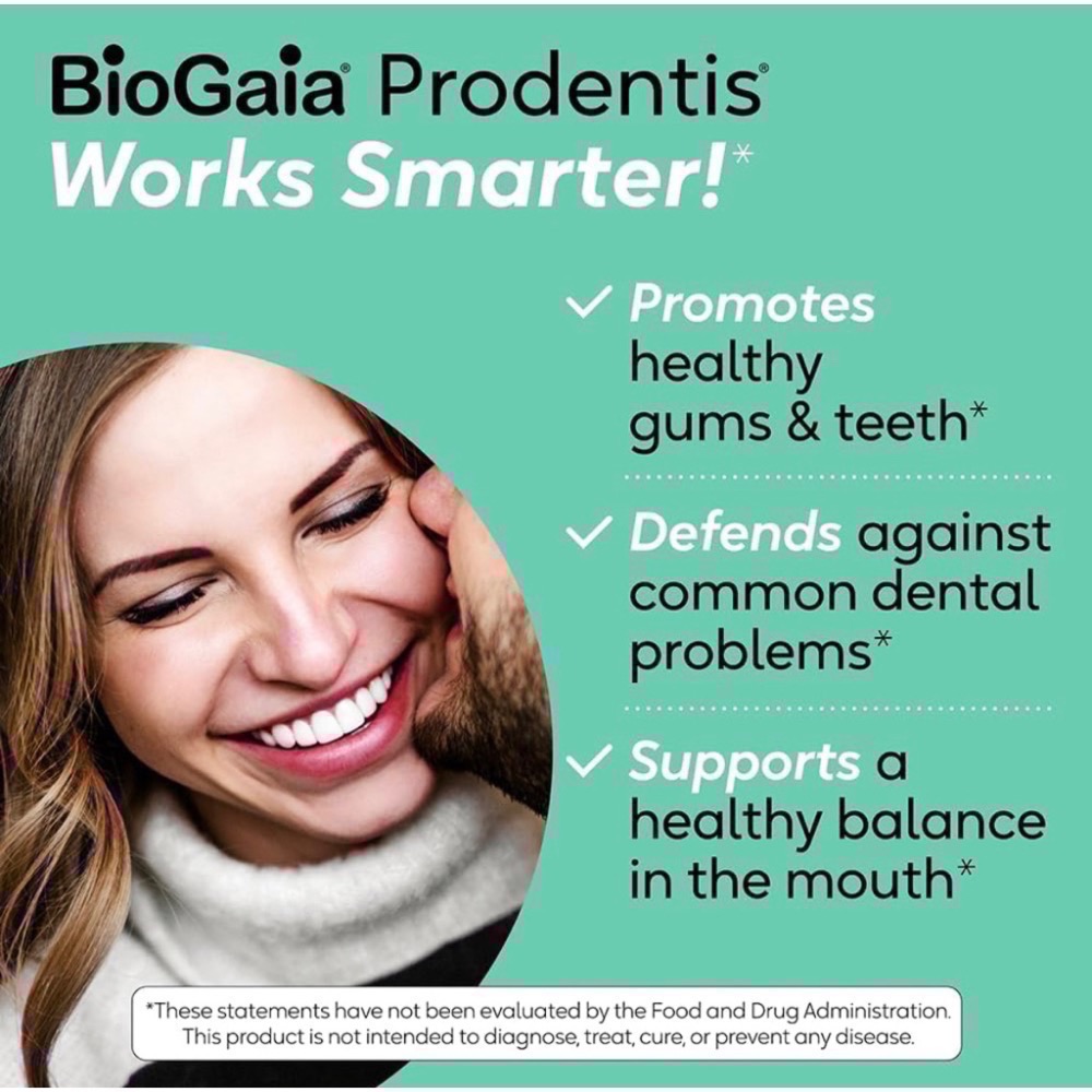 💓DrGrace推薦🫶瑞典BioGaia Prodentis口腔Probiotic健康牙齦固齒薄荷味嚼錠-細節圖4