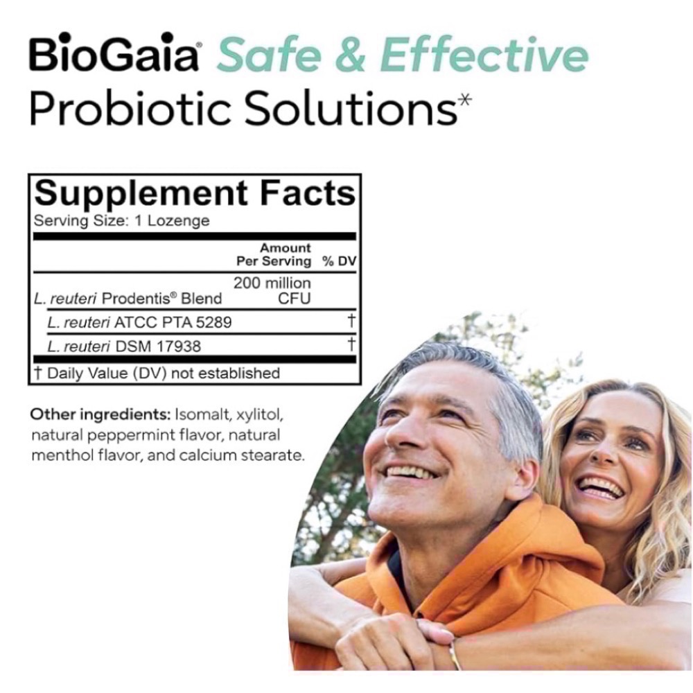 💓DrGrace推薦🫶瑞典BioGaia Prodentis口腔Probiotic健康牙齦固齒薄荷味嚼錠-細節圖7