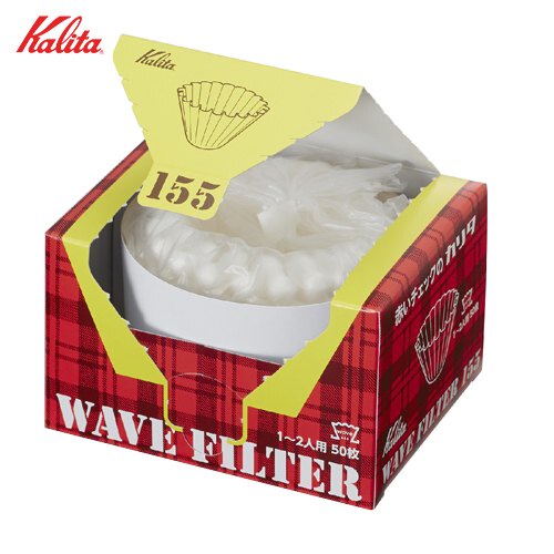 【現貨秒發】KALITA 漂白蛋糕濾纸 155/185 50入 日本原裝進口 wave波浪系列 波浪濾紙 ☕保證正品-細節圖3