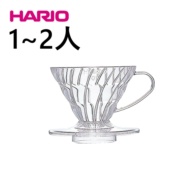 【現貨秒發】HARIO V60 螺旋01濾杯 VD-01T VD-02T VD-03T 透明樹脂濾杯 日本製 ☕保證正品-細節圖2