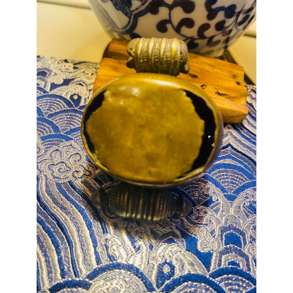 【藏傳佛教-老嘎屋】老天銅 老嘎屋 可放擦擦  #收藏-細節圖3