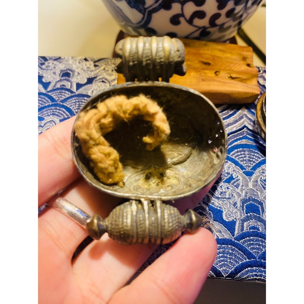 【藏傳佛教-老嘎屋】老天銅 老嘎屋 可放擦擦  #收藏-細節圖4