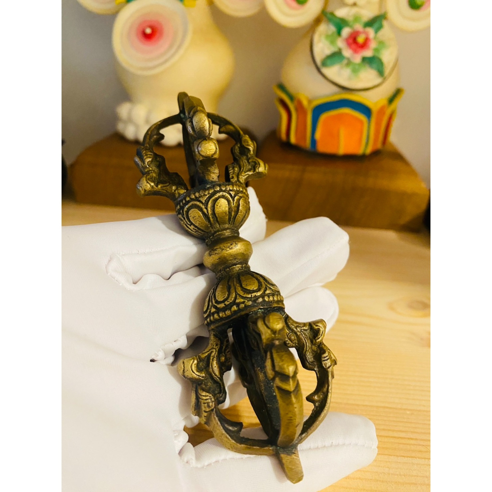 【藏傳佛教-法器】 金剛杵 #配戴 #修持 #避邪鎮宅-細節圖6