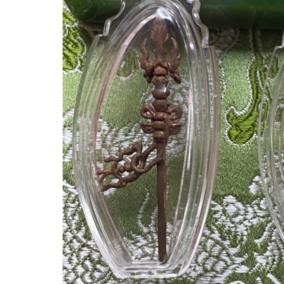 【藏傳佛教護身符-擦擦】蓮師卡杖嘎 第十四世 敏珠林‧德澤仁波切 #配戴 #供奉-規格圖2