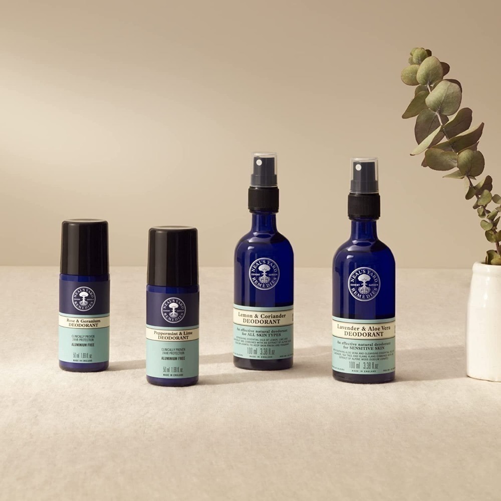 NEALS YARD REMEDIES~玫瑰天竺葵體香滾珠  薄荷萊姆體香滾珠 四季都需要香香的-細節圖3