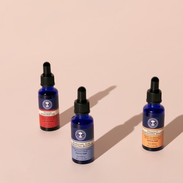 NEALS YARD REMEDIES 玻尿酸保濕導入精華 玫瑰果精華油 維C亮白導入精華 黃柏淨膚導入精華-細節圖2