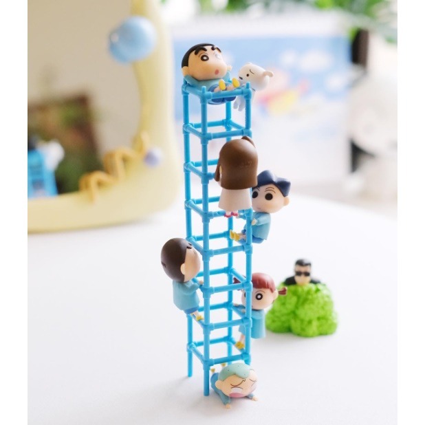 🇰🇷韓國 蠟筆小新攀爬架公仔 正版 款式共有9款角色！！！-細節圖2