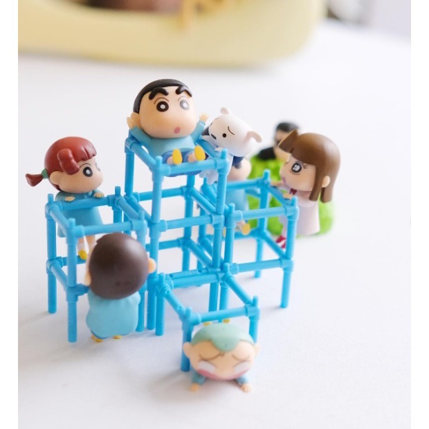 🇰🇷韓國 蠟筆小新攀爬架公仔 正版 款式共有9款角色！！！-細節圖3