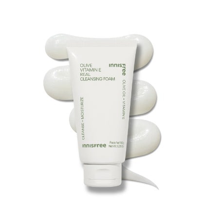 innisfree 橄欖維他命E潔面乳 火山泥毛孔調理潔面乳(BHA) 香榧鬥荳潔面乳 綠茶保濕胺基酸潔面乳-細節圖4