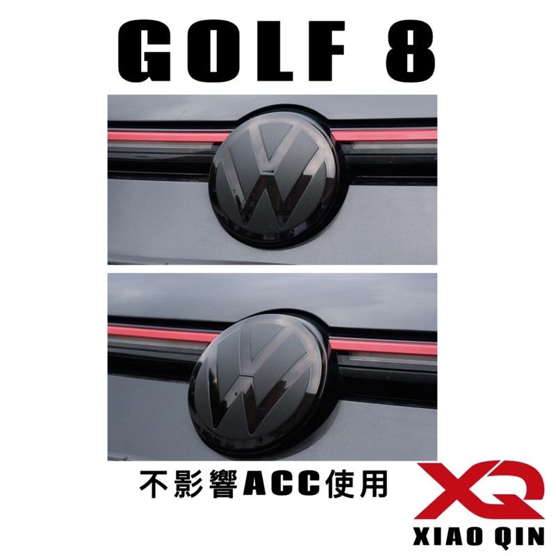 福斯 GOLF 8 前車標飾蓋 R/GTI/280/230專用 黑化首選 安裝簡易 不影響ACC使用 黑武士 台灣現貨-細節圖2