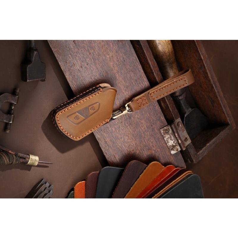 SKODA Octavia Combi 類型 : 手工皮套 顏色 :⭕️黑色  ⭕️棕色  ⭕️藍色  ✔️牛皮/手工-細節圖2