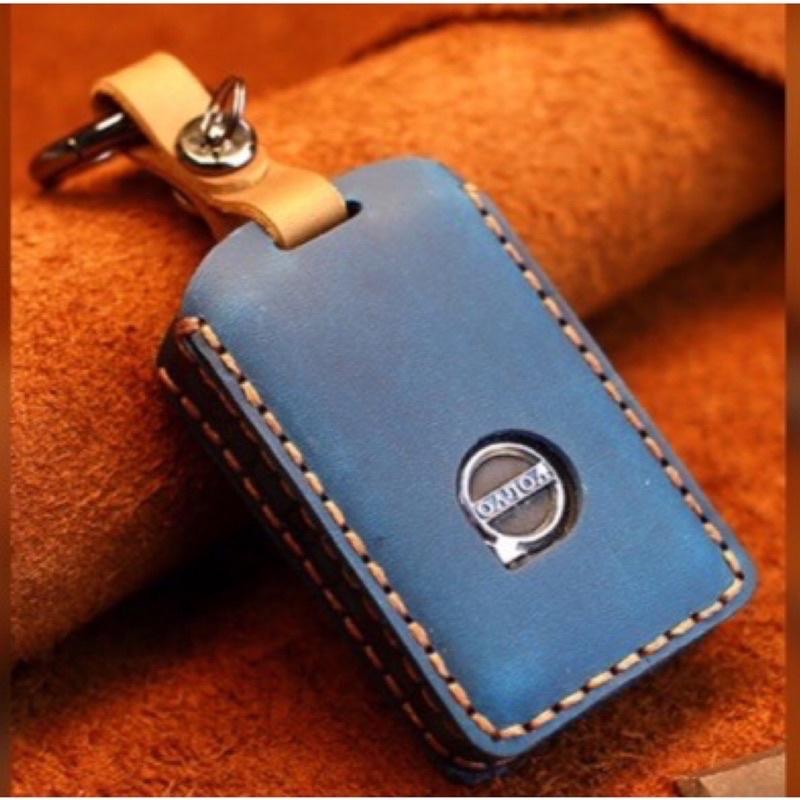 VOLVO  XC40 XC60  XC90 V60 S60 V90 S90遙控器 遙控器皮套 鑰匙皮套 鑰匙盒手工訂製-細節圖5