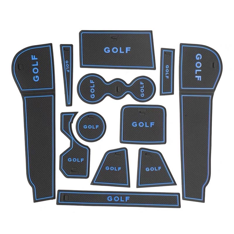 福斯 GOLF 8 /GOLF8 Varian杯墊 門槽墊 MK8👍增添顏色/點亮車室 ⭕️紅字、白字、藍字三款-細節圖8