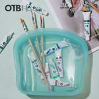 OTB 3D鉑金矽膠保鮮袋1800ml 海浪藍