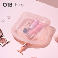 OTB 3D鉑金矽膠保鮮袋1800ml 櫻花粉