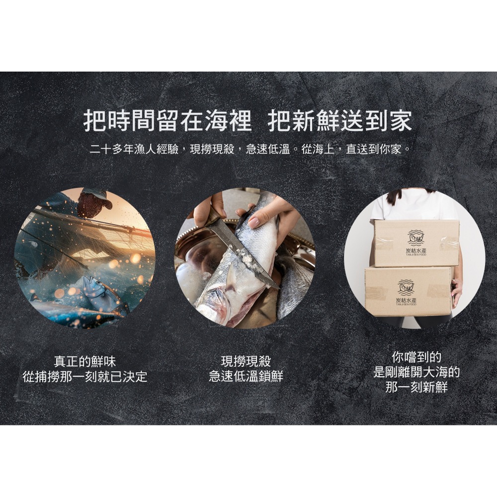 炭桔水產 挪威帶皮菲力厚切鮭魚 200g-細節圖5