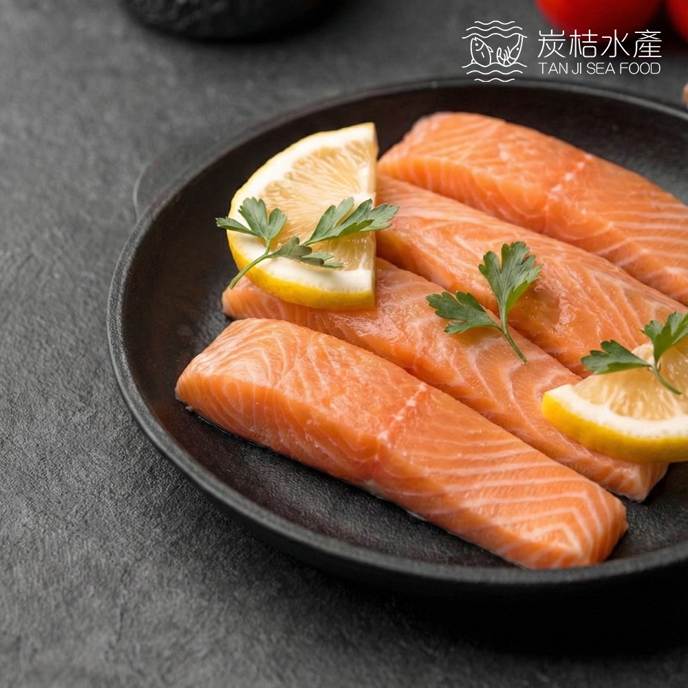 炭桔水產 挪威頂級中段厚切鮭魚 200g-細節圖2
