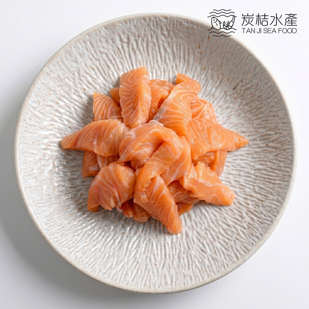 炭桔水產 挪威無皮鮭魚塊 250g-細節圖2