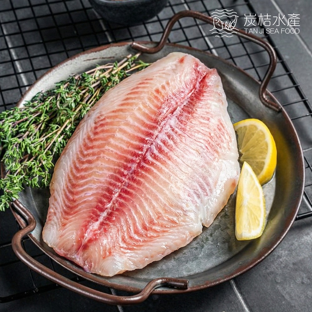 炭桔水產 台灣鯛魚菲力切片 300g-細節圖2
