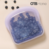 OTB 3D鉑金矽膠保鮮袋1800ml 木槿紫