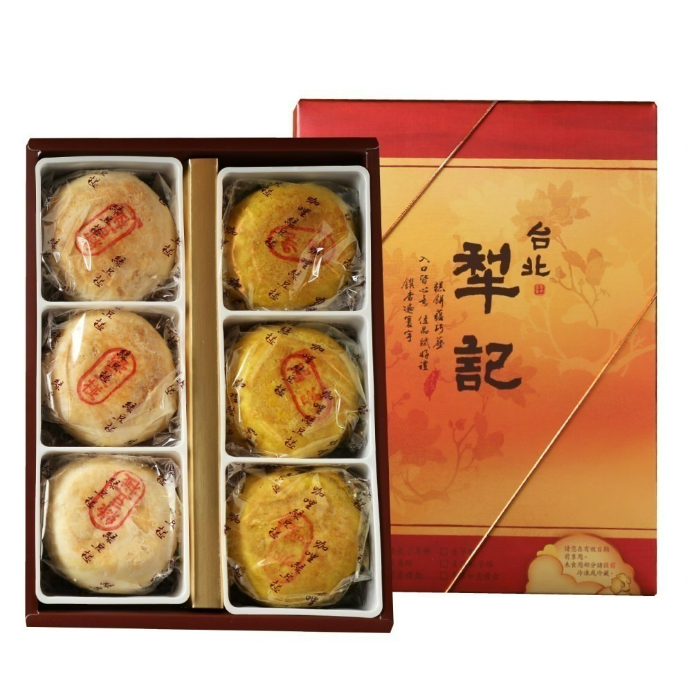 預購【台北犁記】綠豆雙椪限定禮盒-附提袋(滷肉綠豆椪3入+咖哩滷肉綠豆椪3入)－－－ 出貨區間：9/21 ~ 9/23-細節圖5