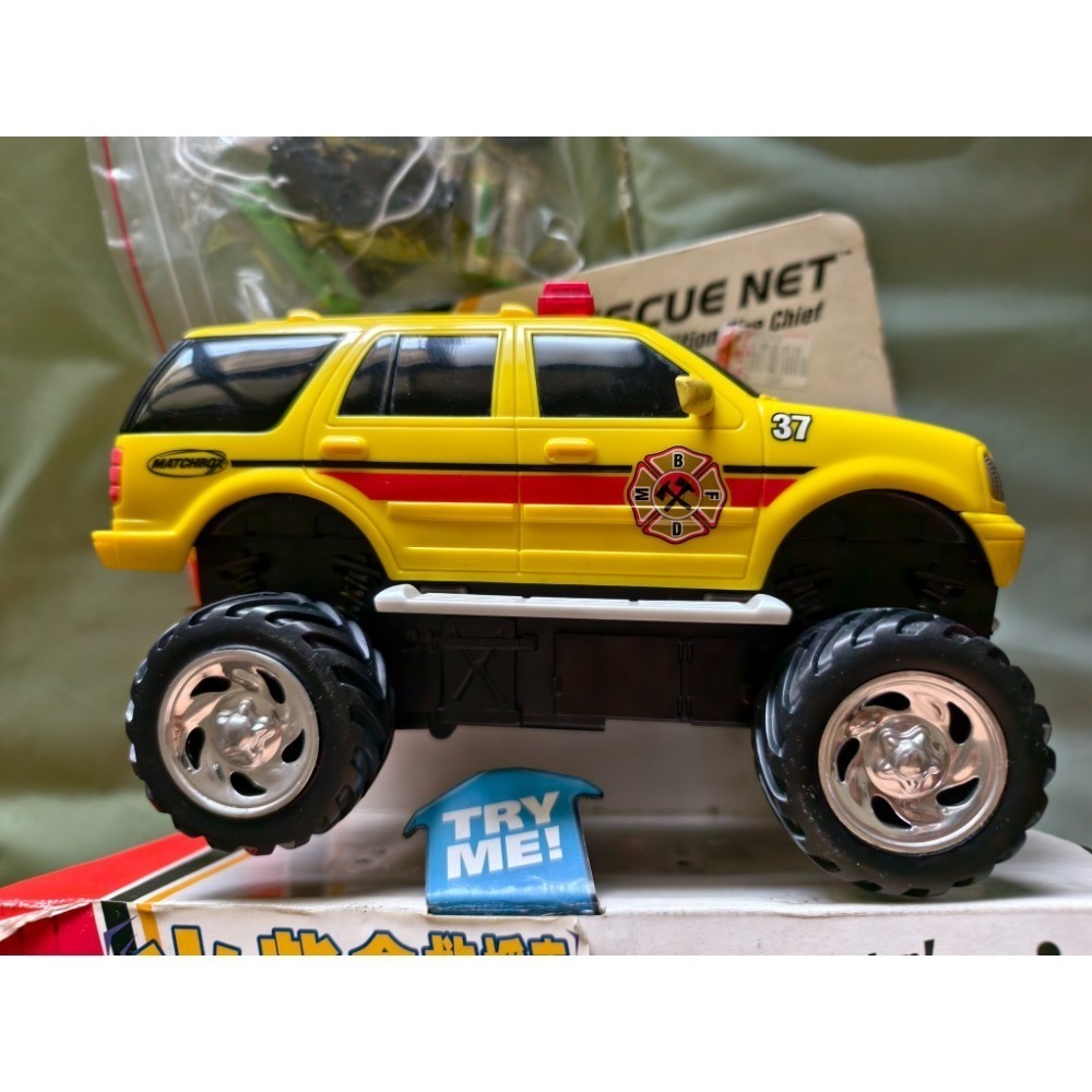 MATCHBOX 1/24 Ford Expedition Chief 消防指揮越野車-細節圖3