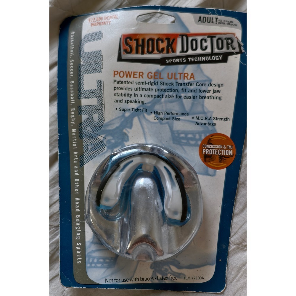 Shock Doctor Power Gel Ultra 運動牙套  11歲以上成人款-細節圖2