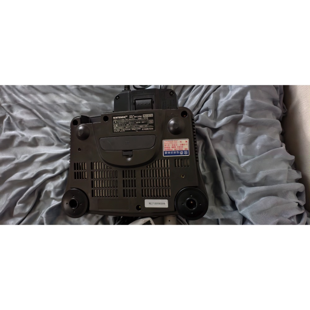 【經典收藏】任天堂 N64 主機（標準黑）+ 原廠手把 + 台灣公司貨《超級瑪利歐64》功能正常-細節圖5