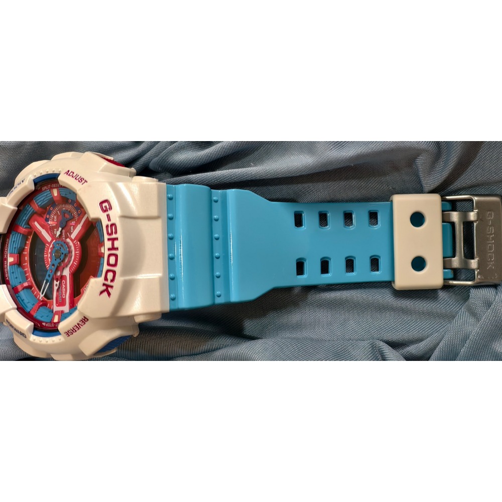 正版 CASIO G SHOCK 5146 鋼彈 美國隊長 多啦A夢(GA-110AC-7ADR)-細節圖11