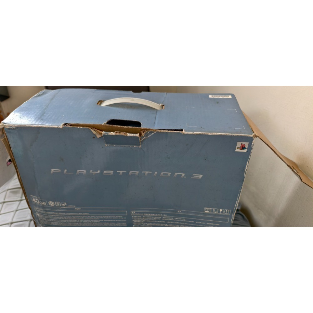【對號盒書全】PS3 陶瓷白厚機 CECHH07 故障機/零件機（主機與紙盒同號、含初代原廠手把、說明書、AV線）-細節圖8