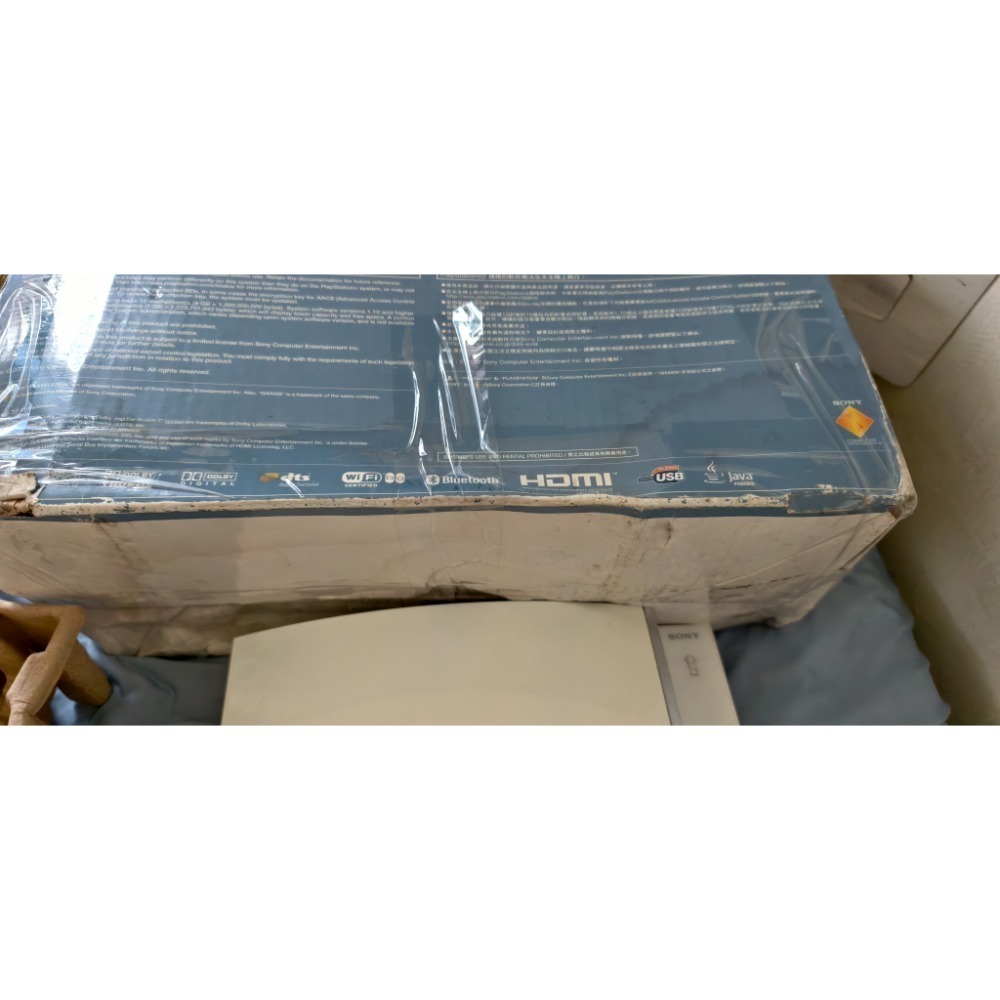 【對號盒書全】PS3 陶瓷白厚機 CECHH07 故障機/零件機（主機與紙盒同號、含初代原廠手把、說明書、AV線）-細節圖9