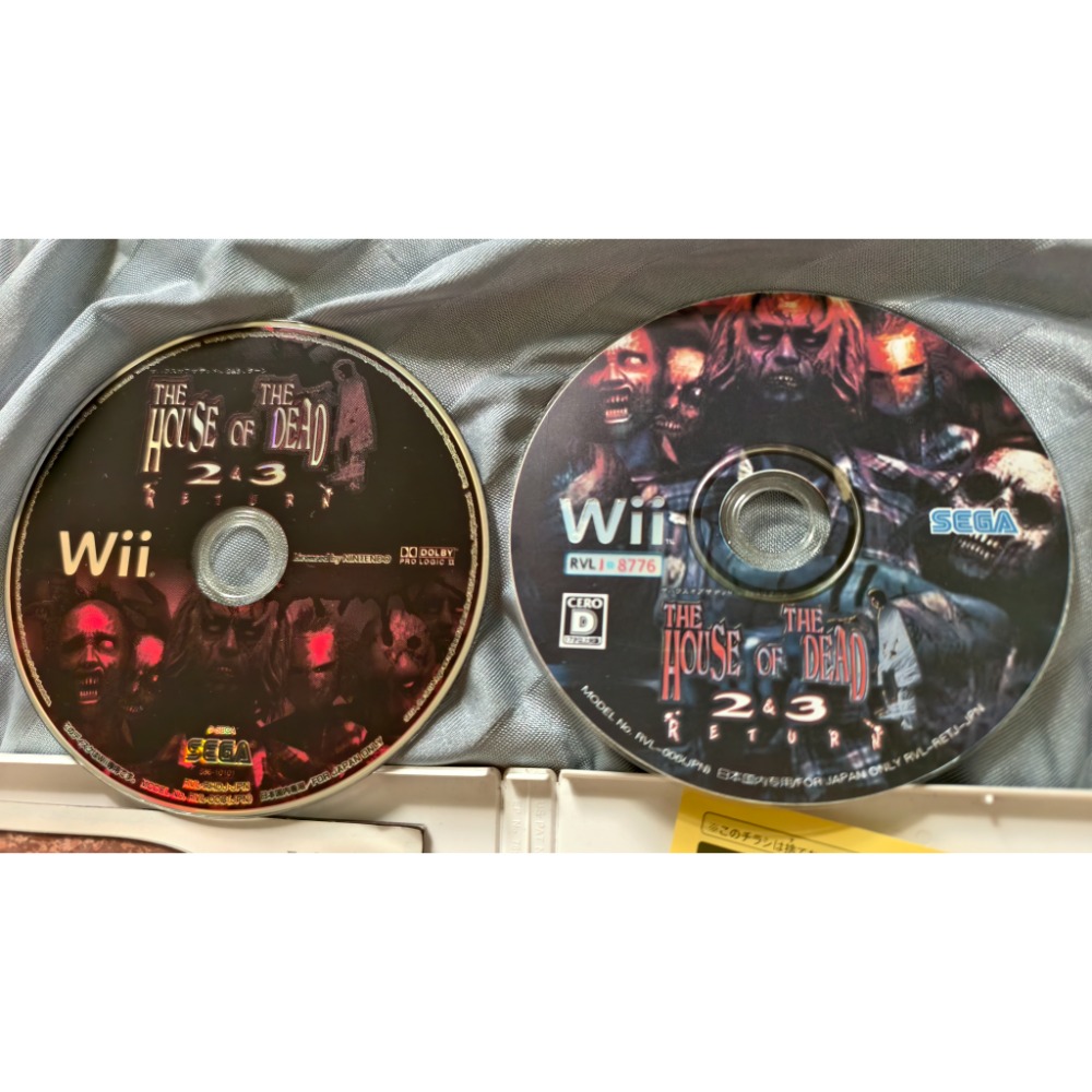 【Wii日版】死亡鬼屋 2 & 3 返回（The House of the Dead 2 & 3 Return）書盒俱全-細節圖4