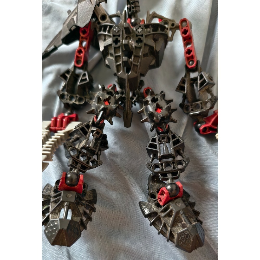 【樂高二手絕版】LEGO 8984 Bionicle 生化戰士 Stronius 斯特羅尼烏斯｜缺件殺肉、MOC改裝、補-細節圖2