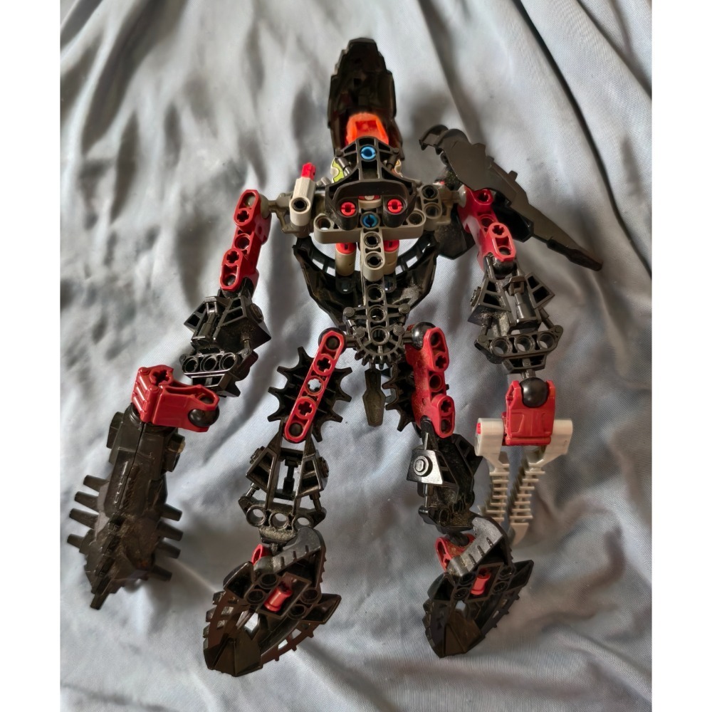 【樂高二手絕版】LEGO 8984 Bionicle 生化戰士 Stronius 斯特羅尼烏斯｜缺件殺肉、MOC改裝、補-細節圖3