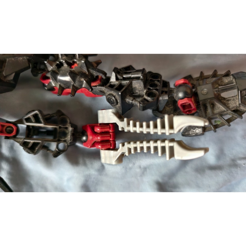 【樂高二手絕版】LEGO 8984 Bionicle 生化戰士 Stronius 斯特羅尼烏斯｜缺件殺肉、MOC改裝、補-細節圖4