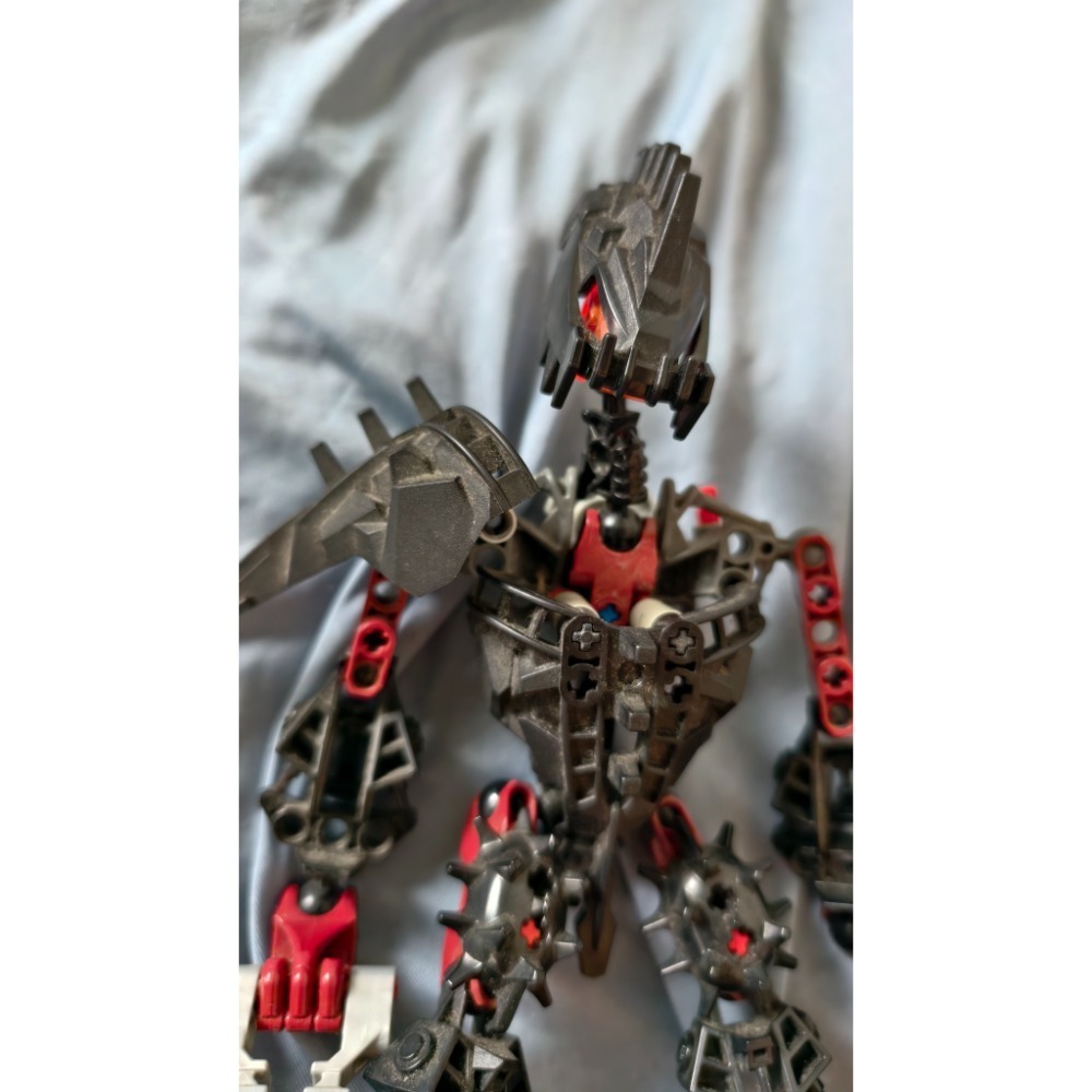 【樂高二手絕版】LEGO 8984 Bionicle 生化戰士 Stronius 斯特羅尼烏斯｜缺件殺肉、MOC改裝、補-細節圖6