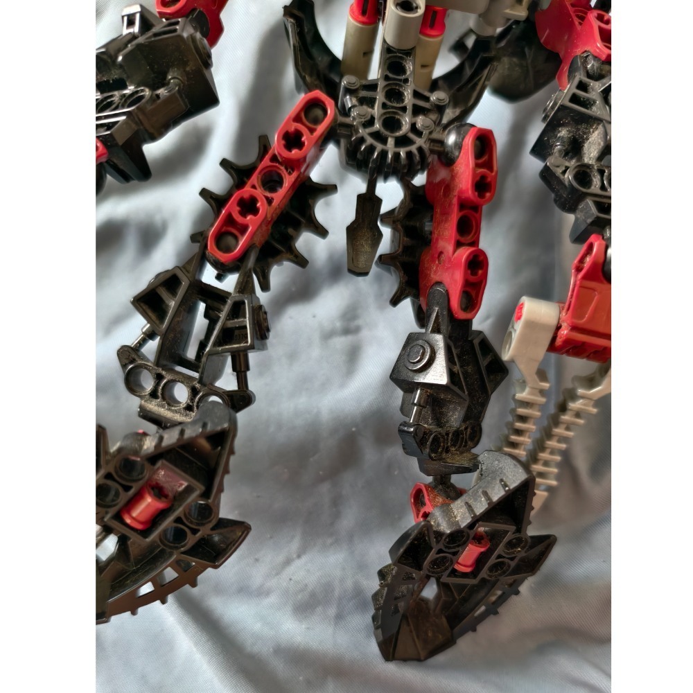 【樂高二手絕版】LEGO 8984 Bionicle 生化戰士 Stronius 斯特羅尼烏斯｜缺件殺肉、MOC改裝、補-細節圖8
