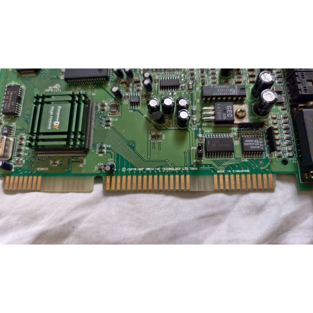 【美品/收藏】Creative 創新科技 Sound Blaster CT4330 ISA老音效卡 板面金手指乾淨-細節圖3