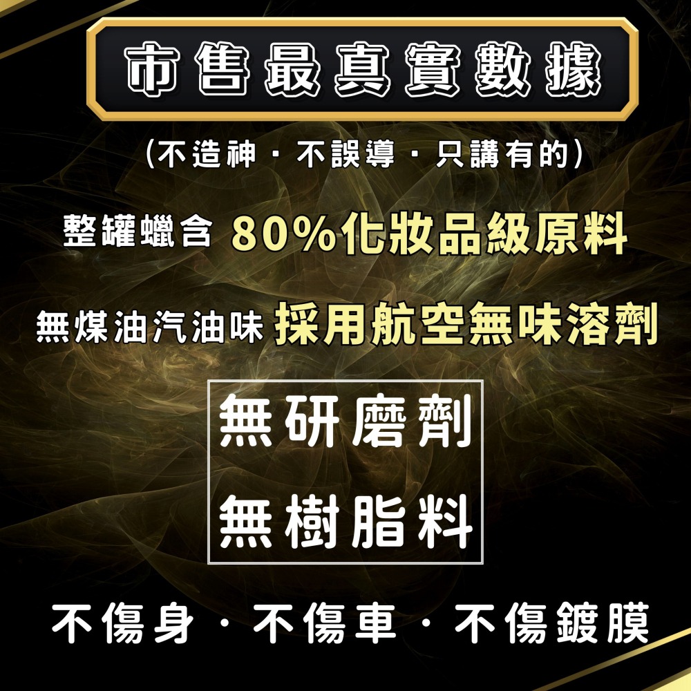 【玩蠟天堂-C19頂級款棕櫚蠟】消光蠟 鍍膜蠟 車蠟 棕梠蠟 打蠟 鍍膜車 機車蠟 汽車蠟 汽車美容 黑車蠟 白車蠟-細節圖8
