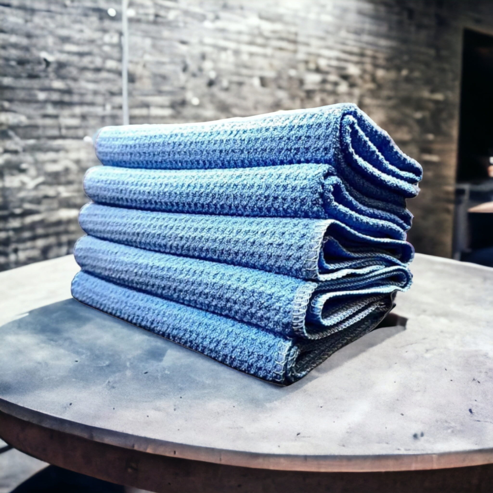 【玩蠟天堂-蜂巢格玻璃布】玻璃布 玻璃巾 居家玻璃 鏡子 大樓玻璃 除油膜 雨刷精 玻璃鍍膜 鍍膜 洗車 洗車組 玻璃鍍-細節圖2