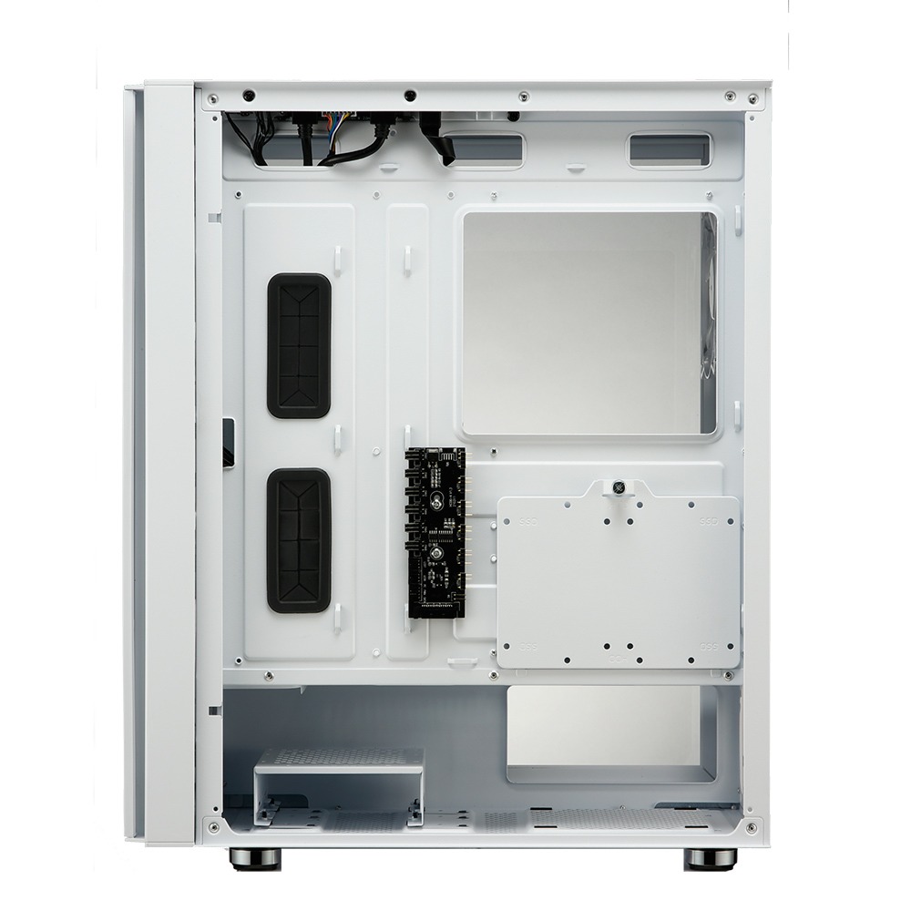 SuperChannel視博通 SW002(W)幻彩男爵 電腦機殼/白色/玻璃透側/ARGB-細節圖4