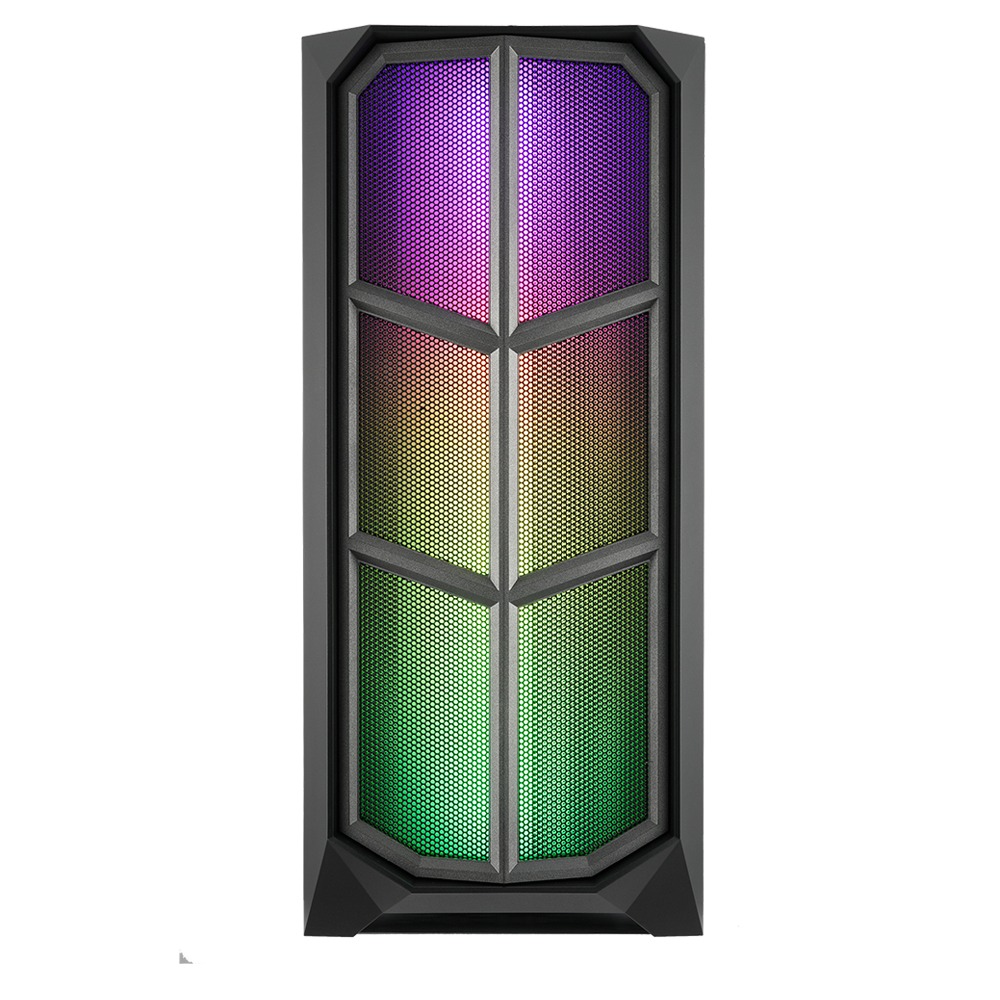 Superchannel 視博通 MW-III(B) 電腦機殼/4個風扇/玻璃側板/支援直立顯卡/240 280水冷排-細節圖3