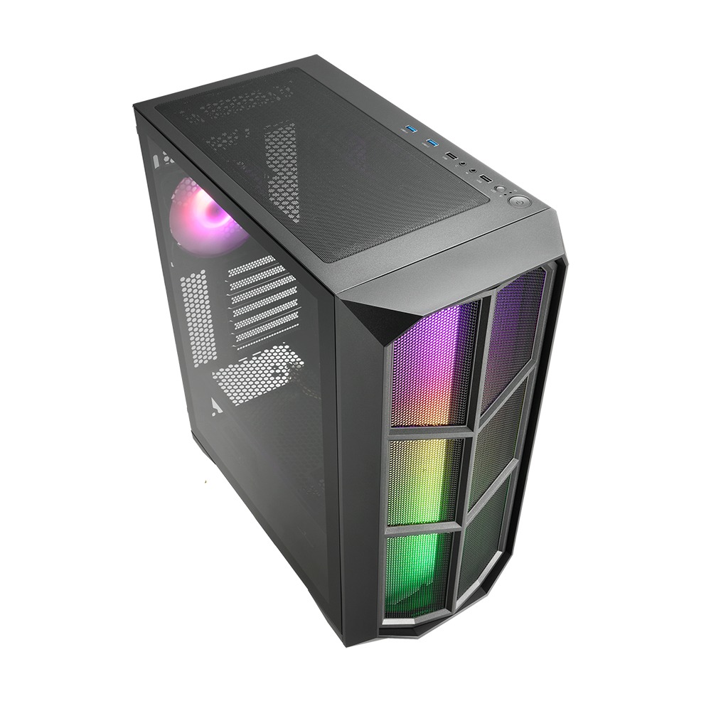 Superchannel 視博通 MW-III(B) 電腦機殼/4個風扇/玻璃側板/支援直立顯卡/240 280水冷排-細節圖4