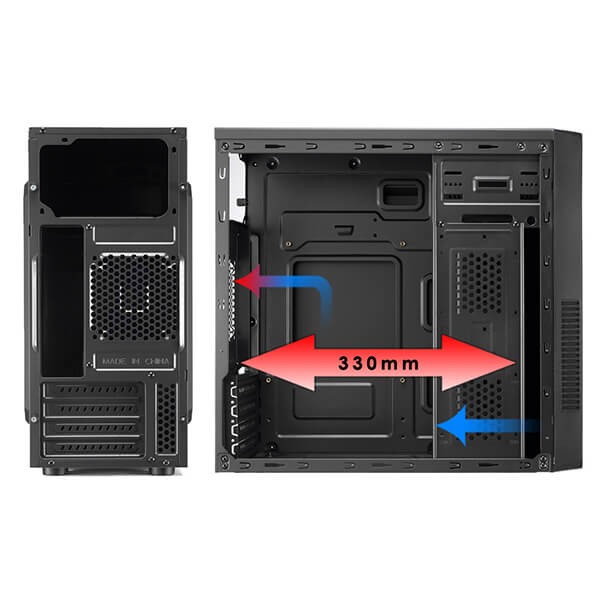 Superchannel 視博通 SD003(B) 小至尊 電腦機殼 黑/M-ATX-細節圖3